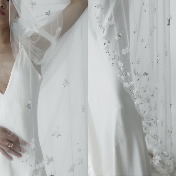 A.B. Ellie Sophie Veil Chapel Length - Picture 3 of 11